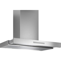 36 Inch Wall Mount Smart Range Hood - 36 Inch Wall Mount Smart Range Hood With 4-Speed/600 CFM Blower in Angled View view