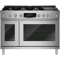 48 Inch Freestanding Dual Fuel Range  - 800 Series Dual Fuel Freestanding Range 48-inch Stainless Steel view