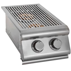 Liquid Propane Double Side Burner - Front View view