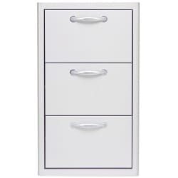 Triple Storage Drawer for HEAT Grills - Triple Storage Drawer view