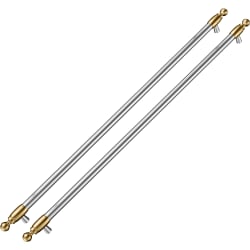 Handle Kit for 36" Built-In Refrigerators - Heritage Series  - Handle Kit for 36 Built-In Refrigerators - Heritage Series with Gold Accents view