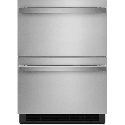 24 Inch Built-In Under Counter Double-Refrigerator Drawers  - JUDFP242HM view