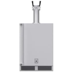 24 Inch Double-Faucet Beer Dispenser - Double Faucet Beer Dispenser view