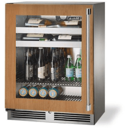 24 Inch Built-In Undercounter Single Zone Beverage Center  - 24 Inch Built-In Undercounter Single Zone Beverage Center in Front View view