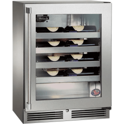 24 Inch Under Counter Single Zone Wine Cooler  - 24 Inch Under Counter Single Zone Wine Cooler in Front View view