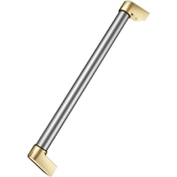 Handle Kit for 24" Built-In Dishwashers in Stainless Steel  - Handle Kit for 24" Built-In Dishwashers in Stainless Steel with Gold Finials view