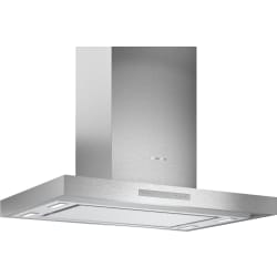 36 Inch Island Mount Smart Range Hood - 36 Inch Island Mount Smart Range Hood With 4-Speed/600 CFM Blower in Angled View view