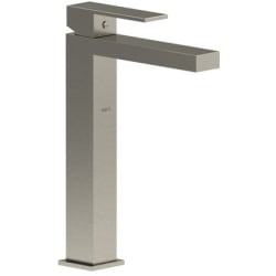 Single Handle Tall Lavatory Faucet  - Kubik Single Handle Tall Lavatory Faucet with 1.2 GPM Flow Rate in Brushed Nickel view