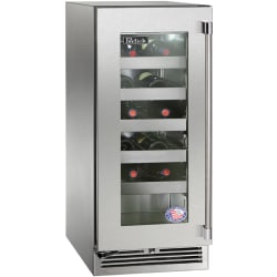 15 Inch Under Counter Single Zone Wine Cooler  - 15 Inch Under Counter Single Zone Wine Cooler in Front View view