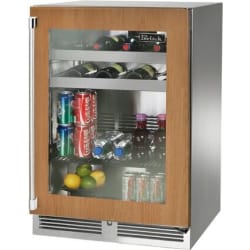 24 Inch Built-In Undercounter Beverage Center - Angled view