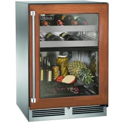 24 Inch Built-In Undercounter Dual-Zone Refrigerator/Wine Reserve  - 24 Inch Built-In Undercounter Dual-Zone Refrigerator/Wine Reserve in Front View view