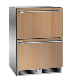 24 Inch Marine Built-In Undercounter Refrigerator Drawers  - 24 Inch Built-In Refrigerator Drawer in Front View view