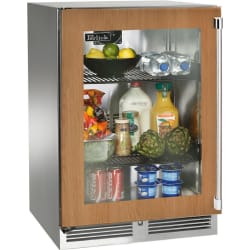 24 Inch Built-In Refrigerator - Panel Ready Glass Door view