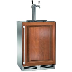 24 Inch Built-In Outdoor Beer Dispenser  - 24 Inch Built-In Outdoor Beer Dispenser in Front View view