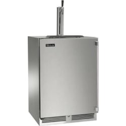 24 Inch Outdoor Beer Dispenser - Angled view