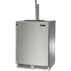 24 Inch Outdoor Beer Dispenser - Angled view