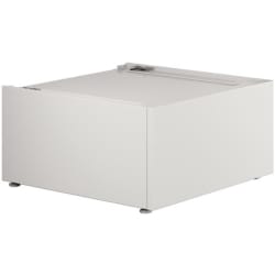Pull-Out Pedestal Drawer: White - Pull-Out Pedestal Drawer view