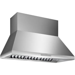 48 Inch Wall Mount Range Hood - 48 Inch Wall Mount Range Hood with 4-Speed in Front View view