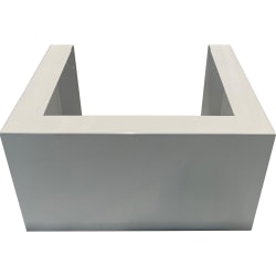 12 Inch Pedestal - White Pedestal view