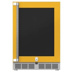 24 Inch Right Hinge Outdoor Dual Zone Refrigerator  - 24 Inch Outdoor Dual Zone Refrigerator with Wine Storage (UV-Coated Glass Door) view