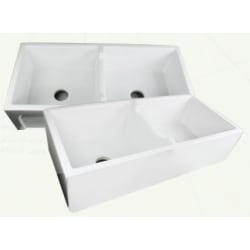 39 1/2 Inch Double Bowl Farmhouse Apron Sink  - Farmhouse Apron Sink from Nantucket view