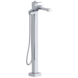 Single Hole Floor Mount Tub Filler Trim  - Single Hole Floor Mount Tub Filler Trim in Chrome view