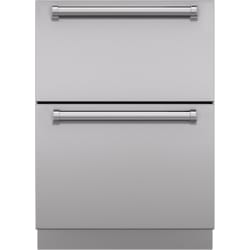 24 Inch Integrated Outdoor Double Drawer Smart Refrigerator - Front View view