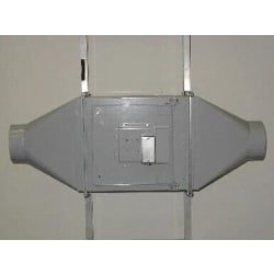 1200 CFM, 10 Round Duct (1000 CFM available - front view