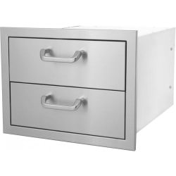 17" x 12 1/2" Double Drawer - Front View view