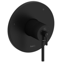 1/2 Inch Single Lever Handle Pressure Balance Trim  - GS 1/2 Inch Single Lever Handle Pressure Balance Trim with 3 Functions in Black view