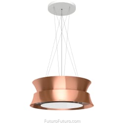 24 Inch Island Range Hood  - 24-inch Arena Copper Island Range Hood view