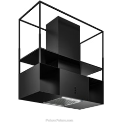 48 Inch Island Mount Range Hood  - 48 Inch Knox Island Mount Range Hood in Front Angled View view