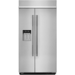42 Inch Counter Depth Built-In Side by Side Refrigerator  - 42 Inch Counter Depth Built-In Side by Side Refrigerator view