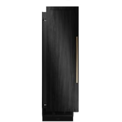 24 Inch Panel Ready Built-In Side by Side Smart Freezer Column - Front View view