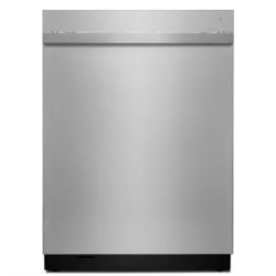 24 Inch Fully Integrated Dishwasher with 13 Place Setting Capacity, 6 Wash Cycles, 3rd Rack with Plasma Coating, 39 dBA Sound Level, WaterLock Leak Detection System, Automatic Door Opening System and ENERGY STAR® Certified: NOIR™ - 24 Inch Fully Integrated Built-In Dishwasher in Front View view