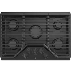 30 Inch Gas Cooktop  - Black Front View view