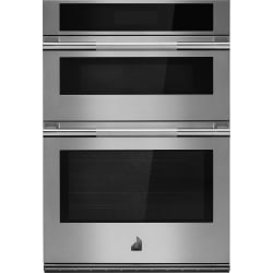 30 Inch Double Combination Smart Electric Wall Oven  - 30" Microwave Wall Oven Combo in Front View view