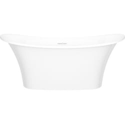 29 Inch Freestanding Soaking Bathtub  - 29 Inch Freestanding Soaking Bathtub with 40 Gallons Total Capacity - No Overflow Hole view