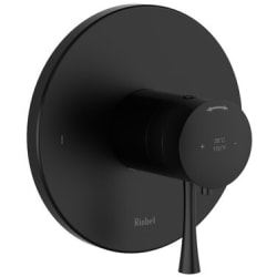 1/2 Inch Single Lever Handle Thermostatic and Pressure Balance Trim  - Edge™ 1/2" Therm & Pressure Balance Trim With 2 Functions in Black view