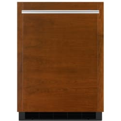 24 Inch Panel Ready Freestanding Compact Refrigerator - Panel-Ready 24" Under Counter Solid Door Refrigerator, Left Swing view