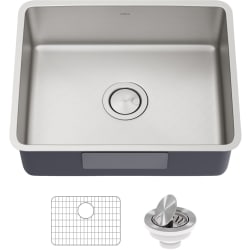 21 Inch Undermount Single Bowl - Dex™ 21 Undermount 16 Gauge Antibacterial Stainless Steel Single Bowl Kitchen Sink view