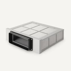 Carbon.Zeo Filter Kit - Vertical Ceiling (Pyramid Pro NRS, Line Pro NRS, Nuvola 90, Nuvola 140, Stella, Nube) - Carbon.Zeo Vertical Outlet Ceiling Filter Unit Kit view