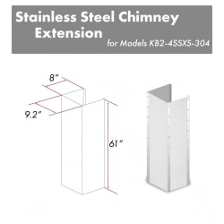 61 In. Extended Chimney and Crown - 61 in. Extended Chimney and Crown view
