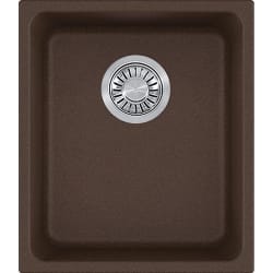 15 Inch Undermount Granite Kitchen Sink  - Mocha Top View view