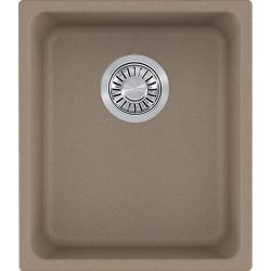 15 Inch Undermount Granite Kitchen Sink  - Oyster Top View view