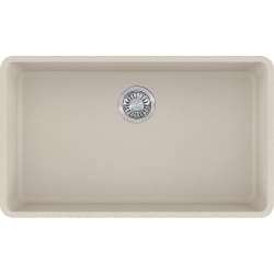 32 Inch Undermount Granite Kitchen Sink - Champagne Top View view