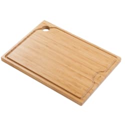 12 Inch Solid Bamboo Cutting Board for Workstation Kitchen Sink - Kore™ Workstation Kitchen Sink 12" Solid Bamboo Cutting Board view
