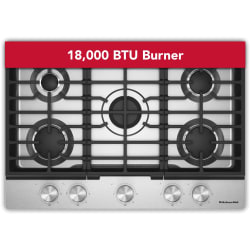30 Inch Gas Cooktop  - 30 Inch Gas Cooktop with 5 Versatile Burners view