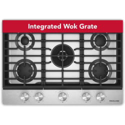 30 Inch Gas Cooktop  - 30" Gas Cooktop with 5 Burners view