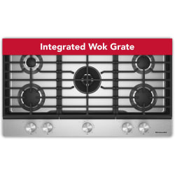 36 Inch Gas Cooktop  - 36" Gas Cooktop with 5 Burners view